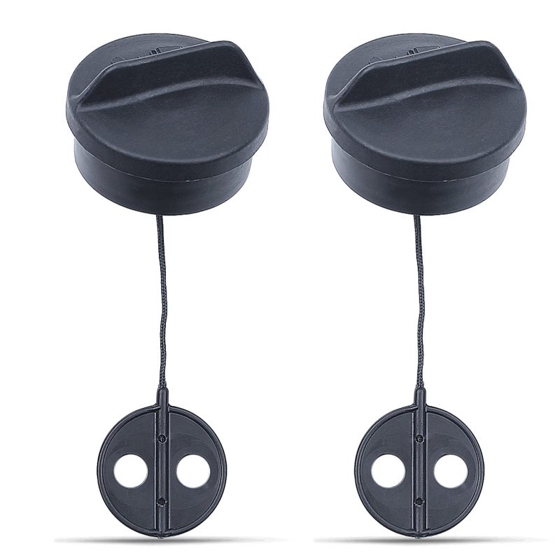 AUMEL Fuel Tank Cap Kit 2Pcs For Stihl FS75 FS80 FS85 FS120 FS200 FS38 FS45 FS55 FS56 FS72 FS74 FS76 FS86 FS88 FS106 FS108 FS120R FS200R FS250 FS300 FS350 FS400 FS450 Replaces 4128-350-0505 - Image 1